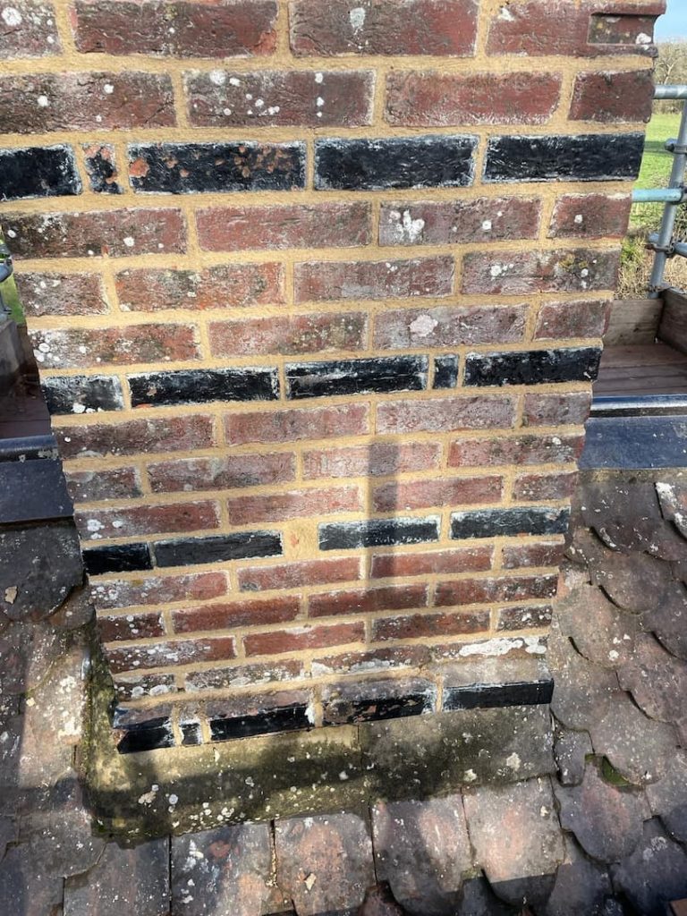 repointed chimney
